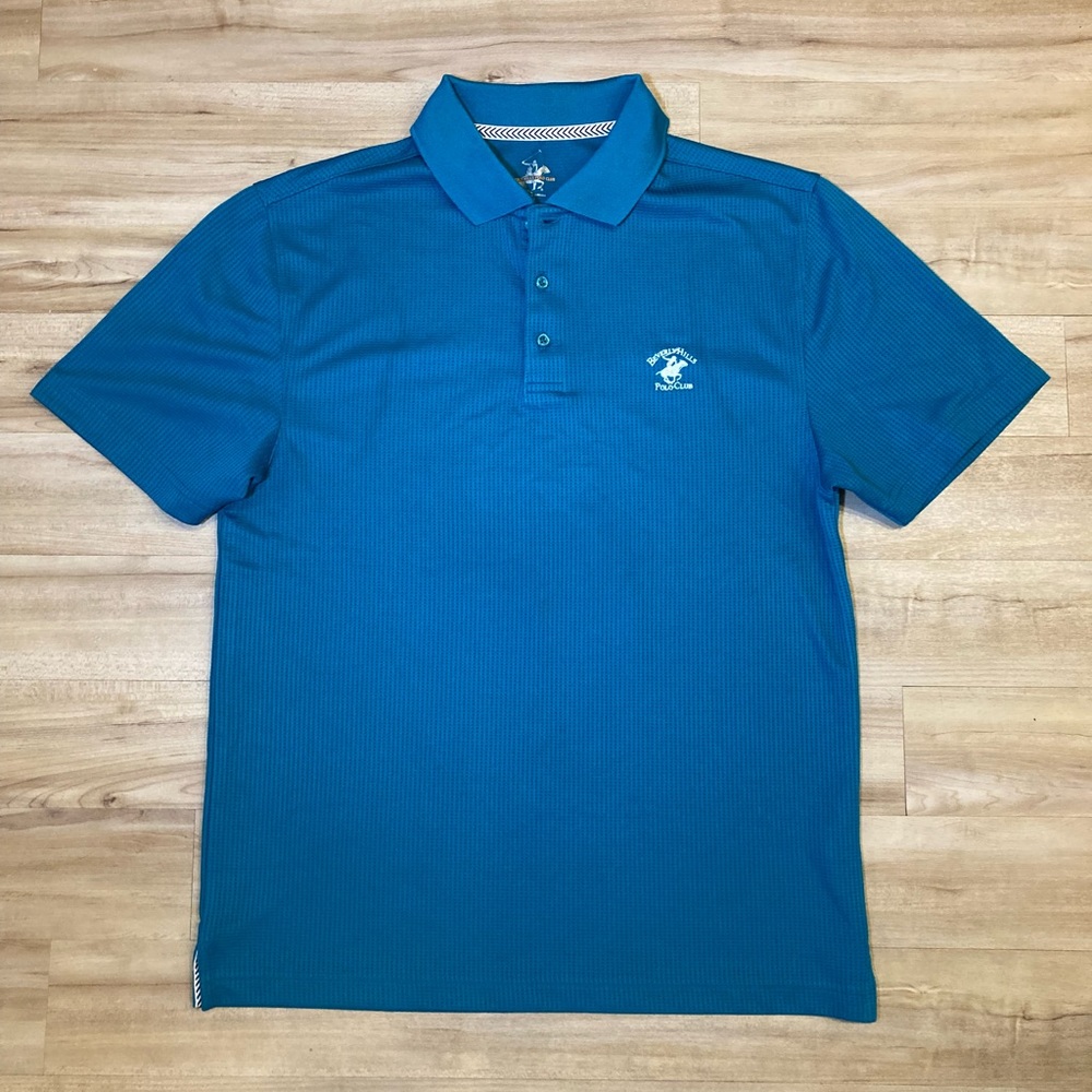 Beverly Hills Polo Club Golf Polo Shirt Size Medium